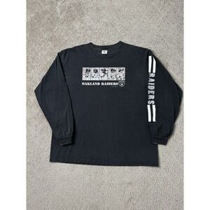 Vintage‎ Mens Long Sleeve 2000 Delta #81 OAKLAND RAIDERS NFL Football, Size L
